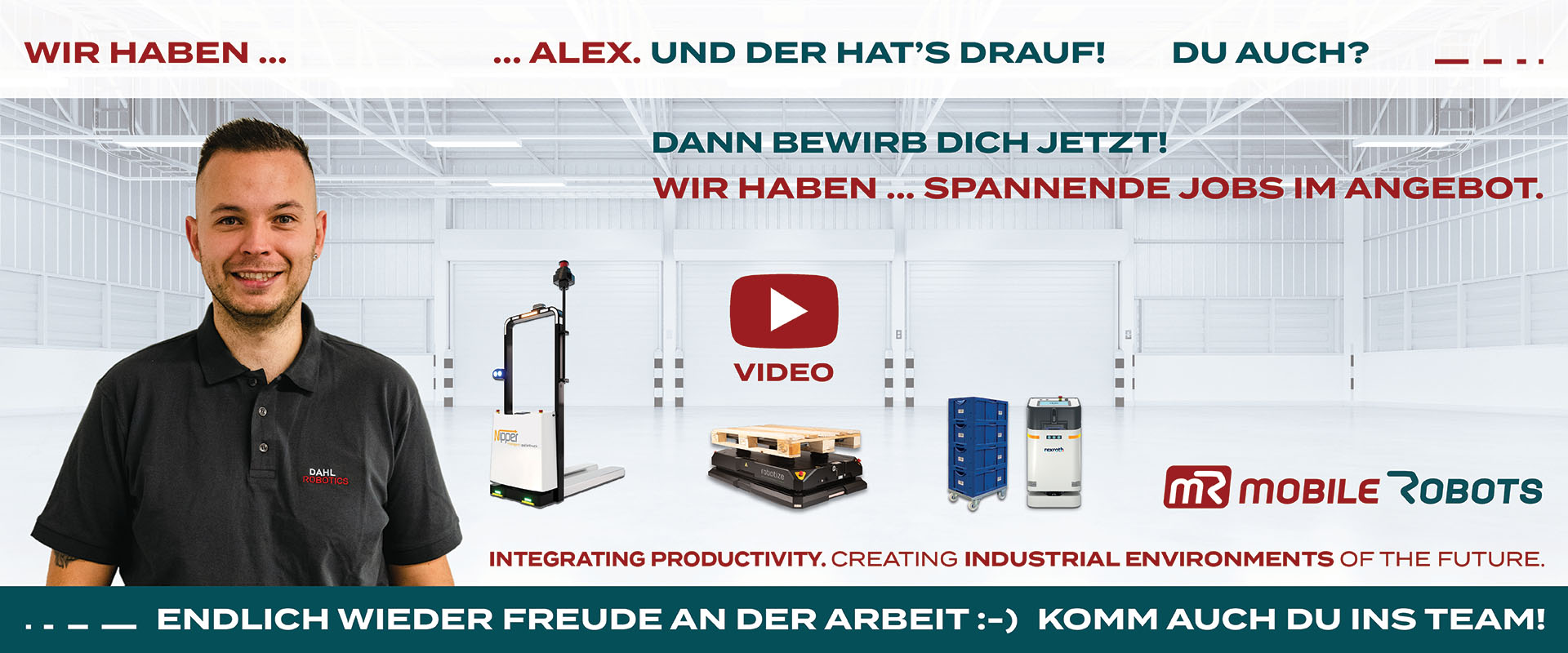 Jetzt eine Karriere bei mR MOBILE ROBOTS in Meinerzhagen starten: Aktuelle Stellenausschreibungen im Bereich Intralogistik / mobile Robotik & Produktionslogistik bei Karriere Südwestfalen.