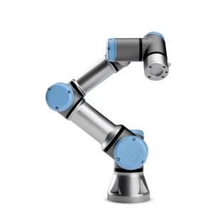 Das Einstiegsmodell: Der Universal Robots UR 3 für die Automatisierung einfachster kollaborativer Aufgaben wie Dauertests, Kleben, Lackieren, Schrauben, Montage kleiner Bauteile, Cobot-Training & -Schulung oder Versuchsaufbauten.